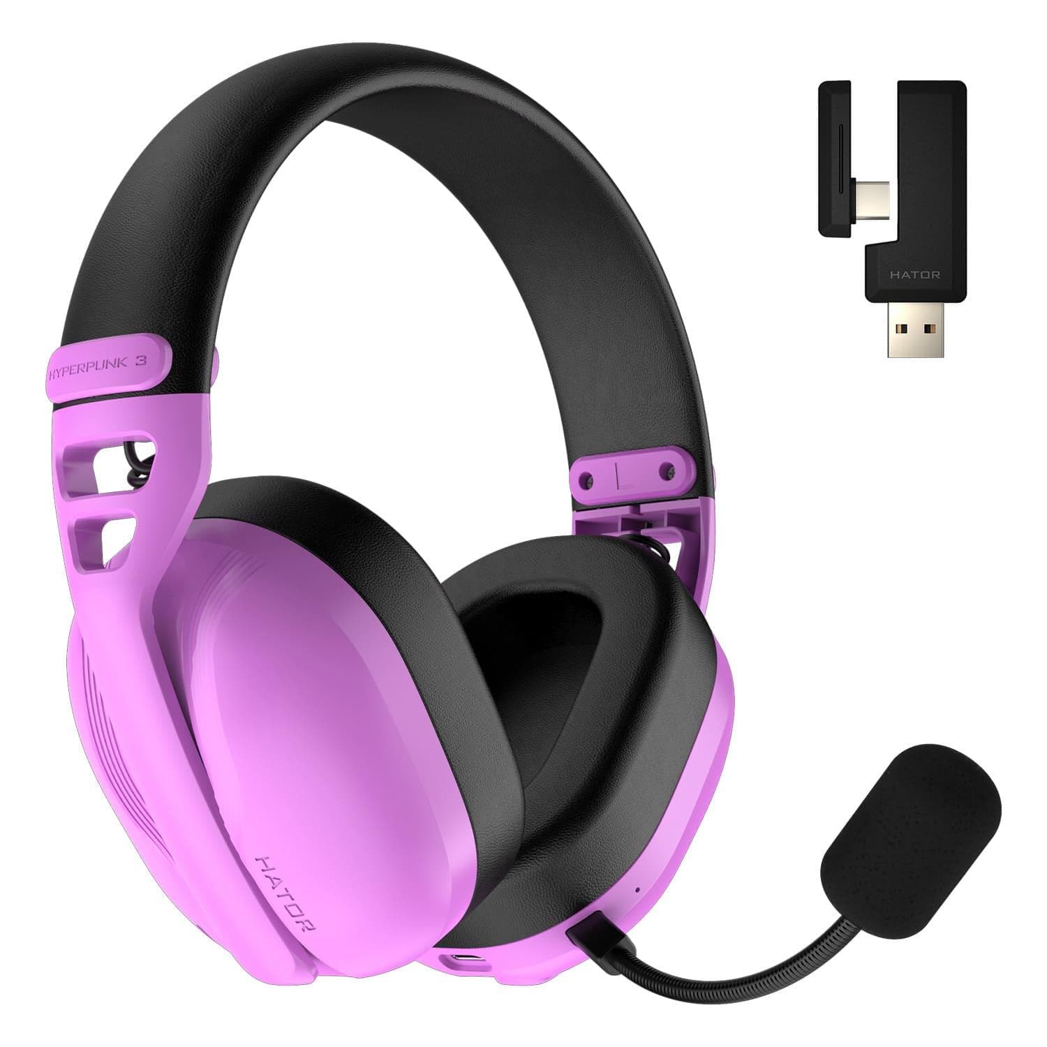 Ігрова гарнітура HATOR Hyperpunk 3 Hi-Res (ESH19) Violet
