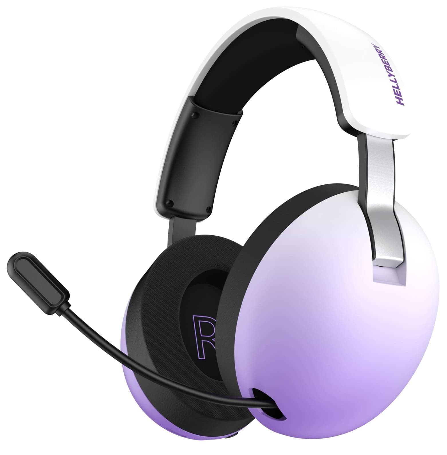 Ігрова гарнітура HATOR Hellyberry HH30 PRO Wireless (HH30_PRO_wireless_WV) White-Violet Gradient