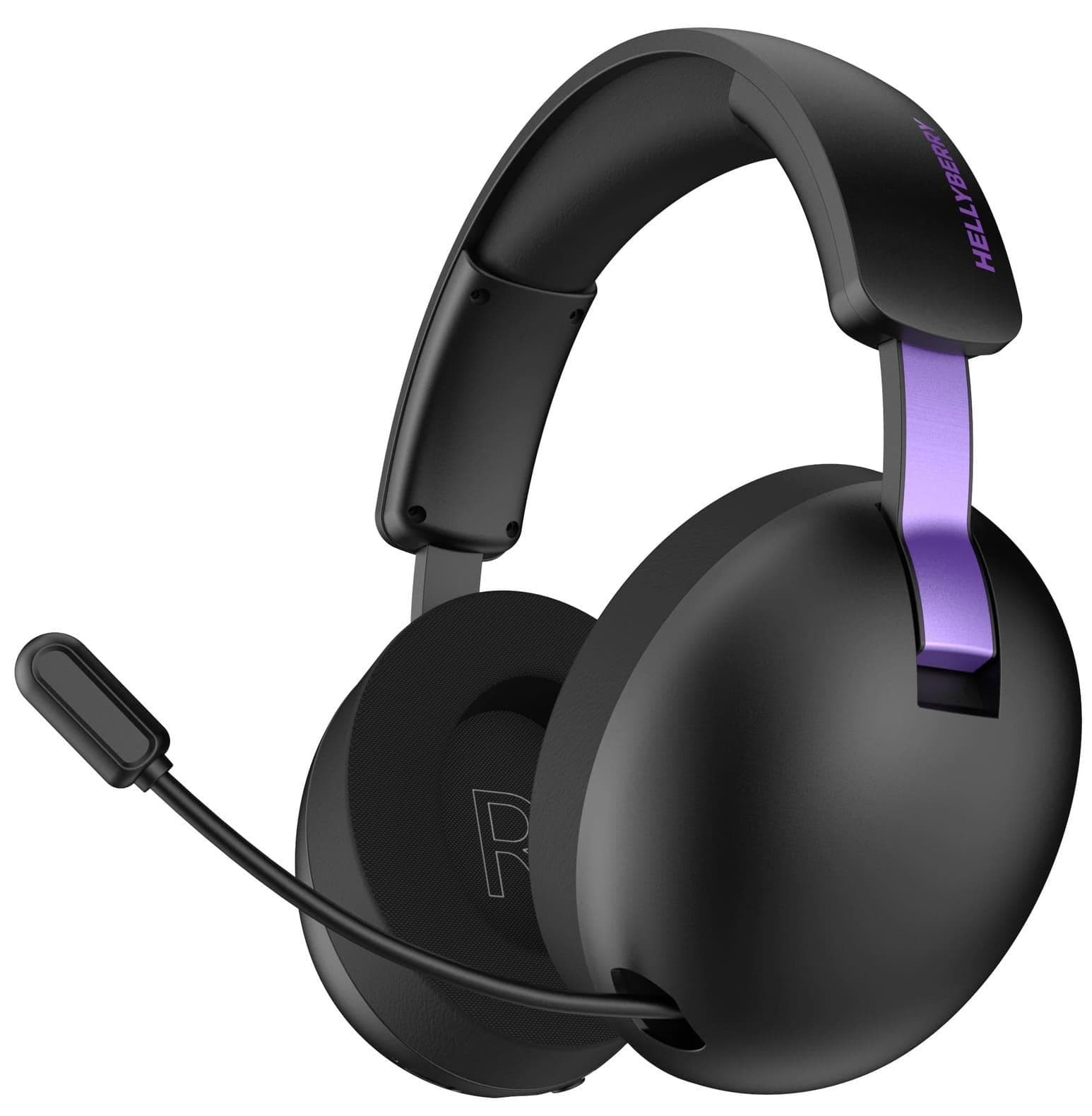 Ігрова гарнітура HATOR Hellyberry HH30 Wireless (HH30_wireless_BV) Black-Violet