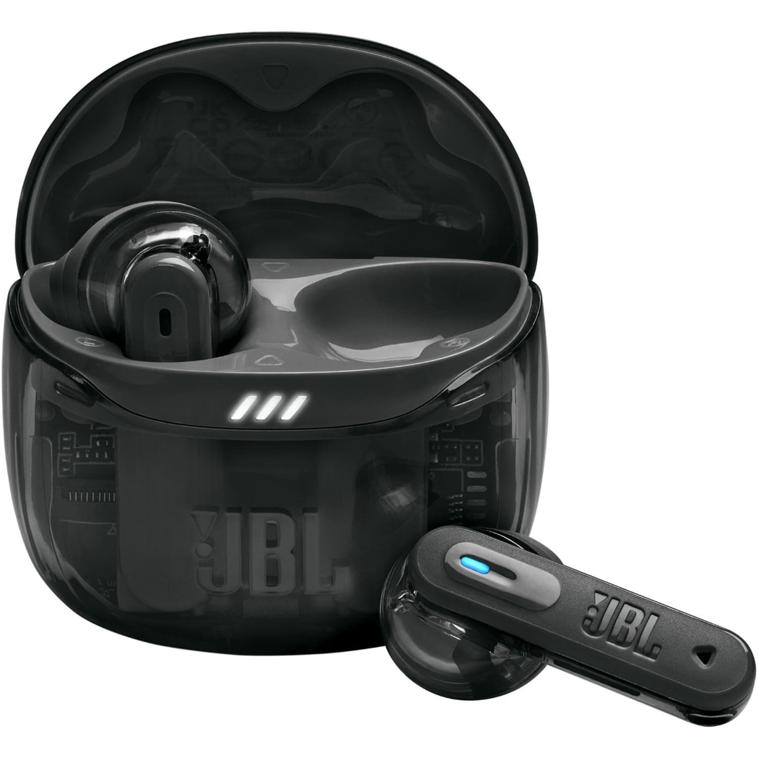 Навушники TWS JBL Tune Flex 2 Ghost Black (JBLTFLEX2GBLK)