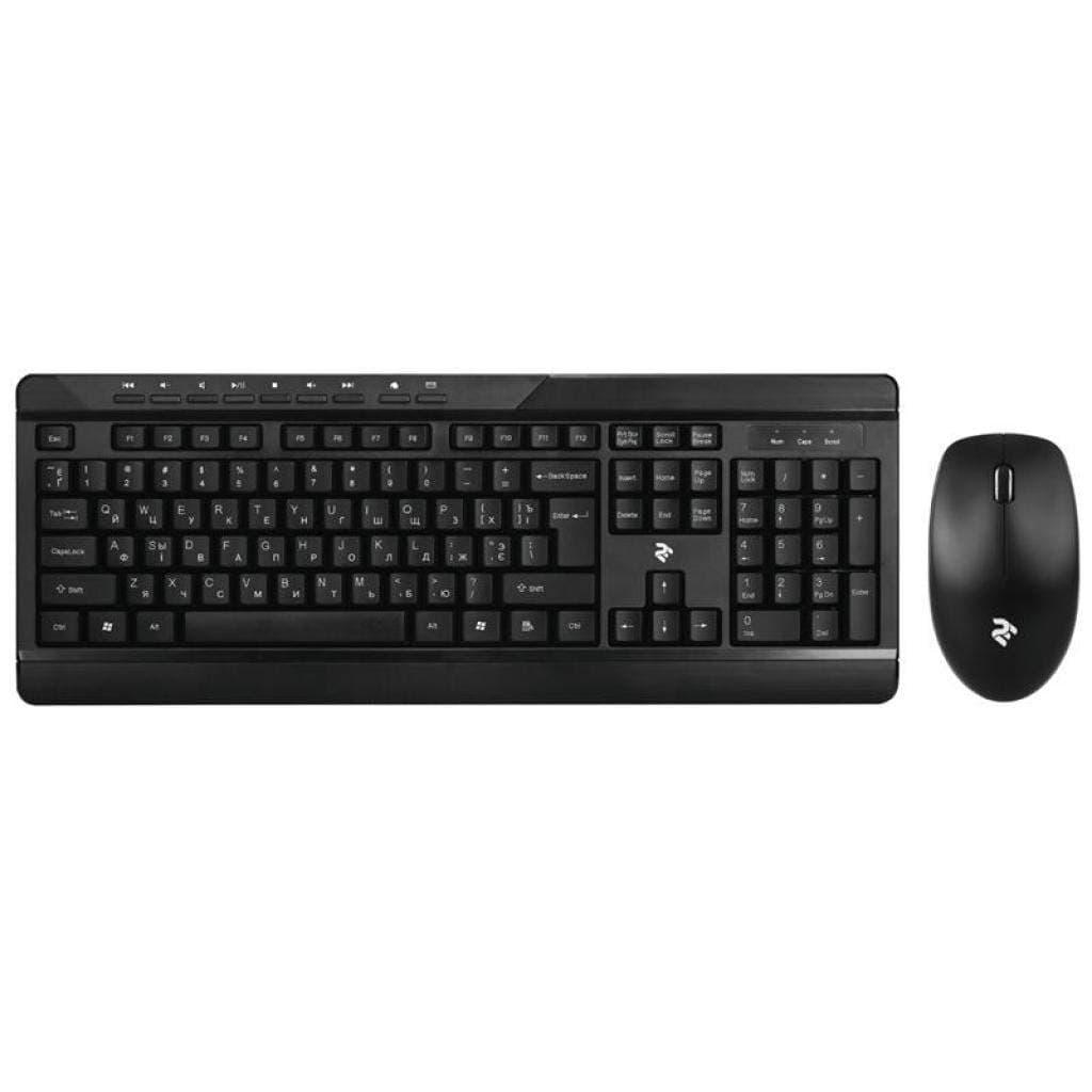 Комплект (Клавіатура та Миша) 2E MK410 Wireless (2E-MK410MWB) Black