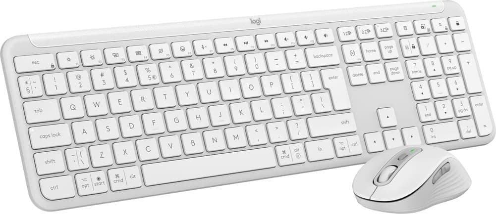 Комплект (Клавіатура та Миша) Logitech MK950 Wireless (920-012491) Off-White
