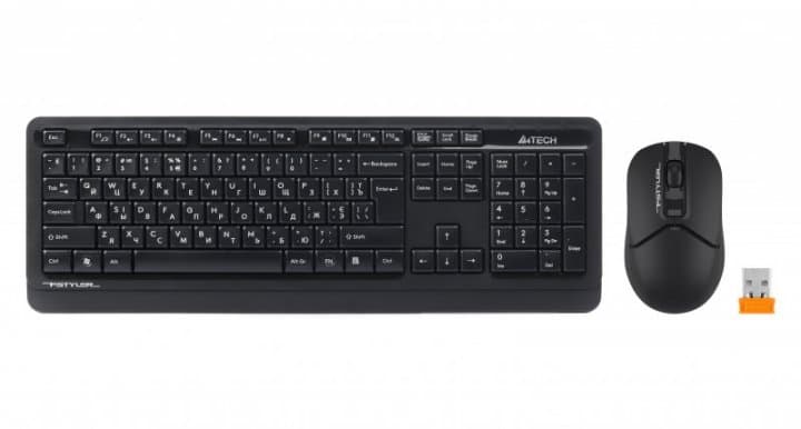 Комплект (Клавіатура та Миша) A4Tech FG1012 Fstyler Wireless Black