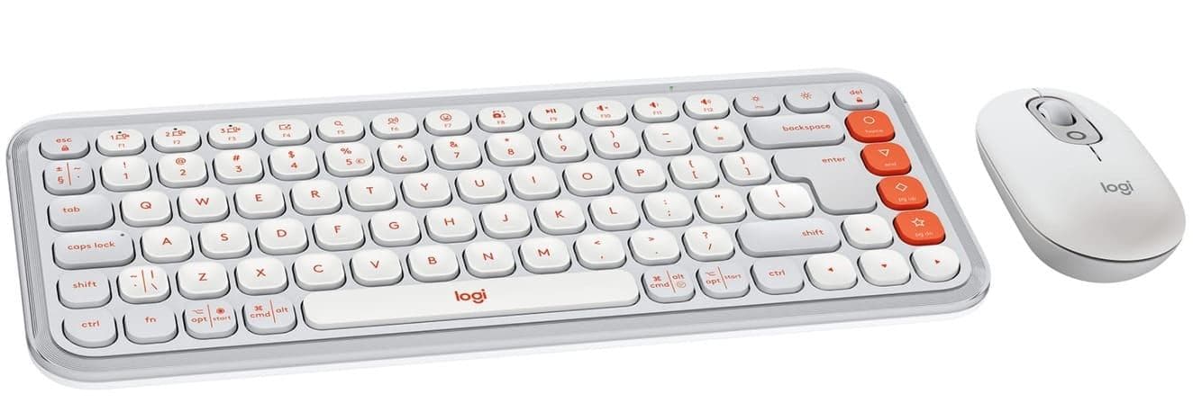 Комплект (Клавіатура та Миша) Logitech Pop Icon Combo (920-013141) Off-White
