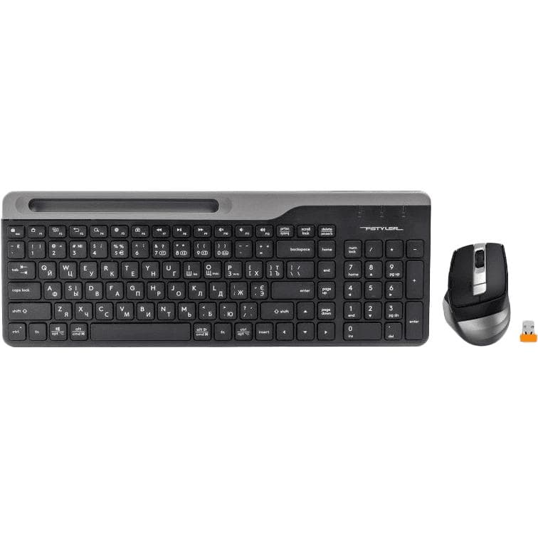Комплект (Клавіатура та Миша) A4Tech FB2535C Fstyler Wireless Smoky Grey