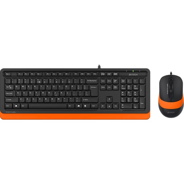 Комплект (Клавіатура та Миша) A4Tech F1010 Fstyler USB Black-Orange