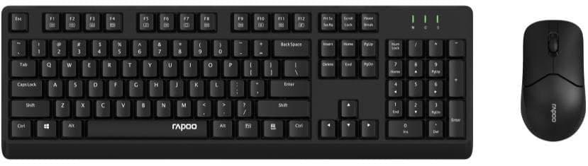 Комплект (Клавіатура та Миша) RAPOO X1500 Wireless Black