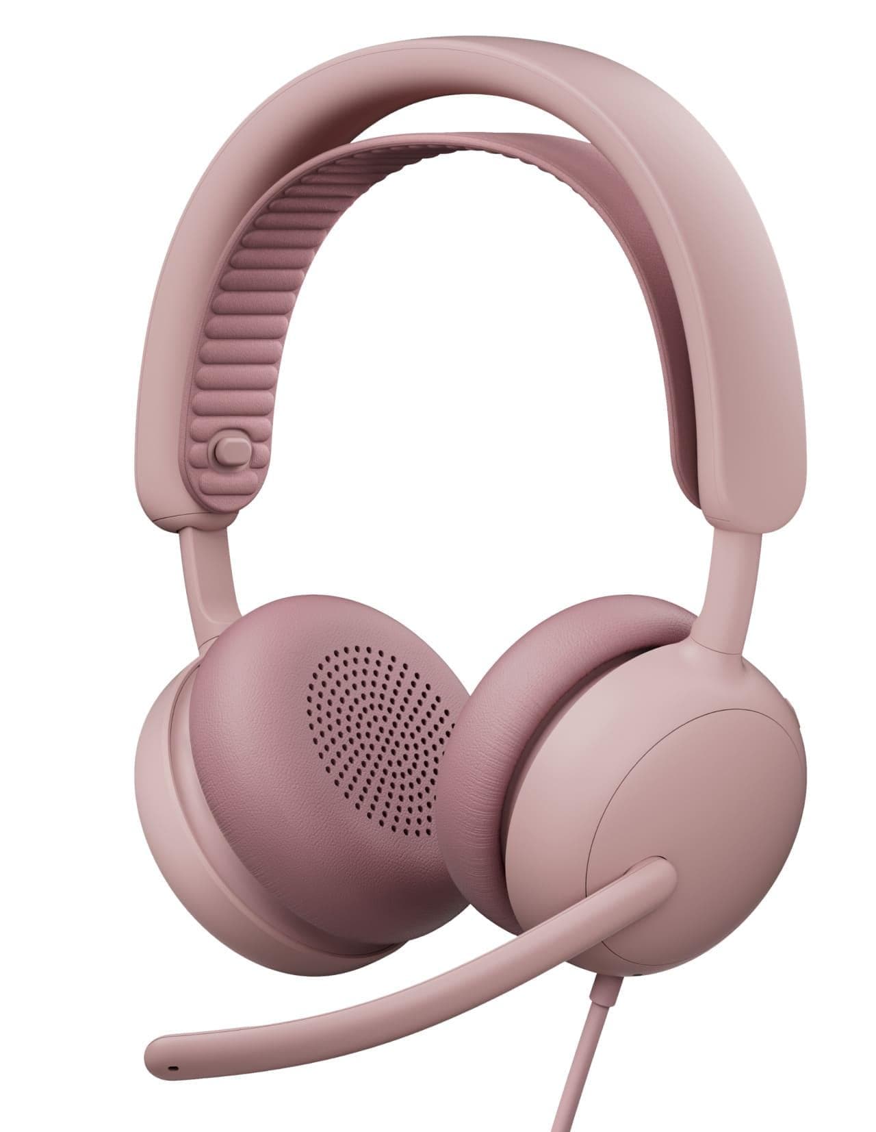 Гарнітура LOGITECH ZONE Wired 2 USB Headset Rose