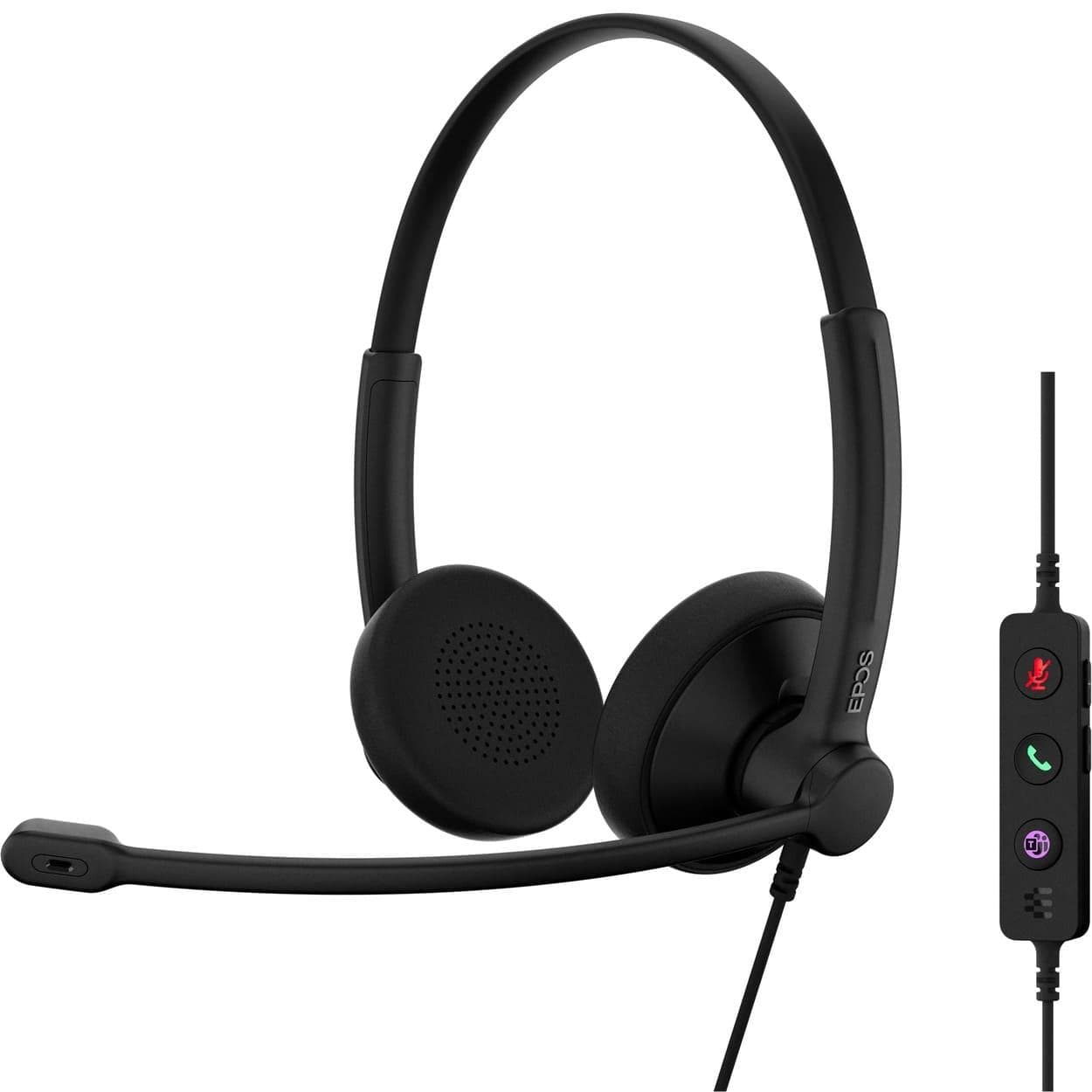 Гарнітура EPOS On-Ear IMPACT 100 MS USB C + A Black