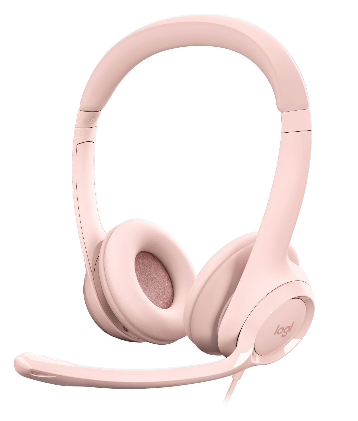Гарнітура LOGITECH H390 (981-001281) USB Rose