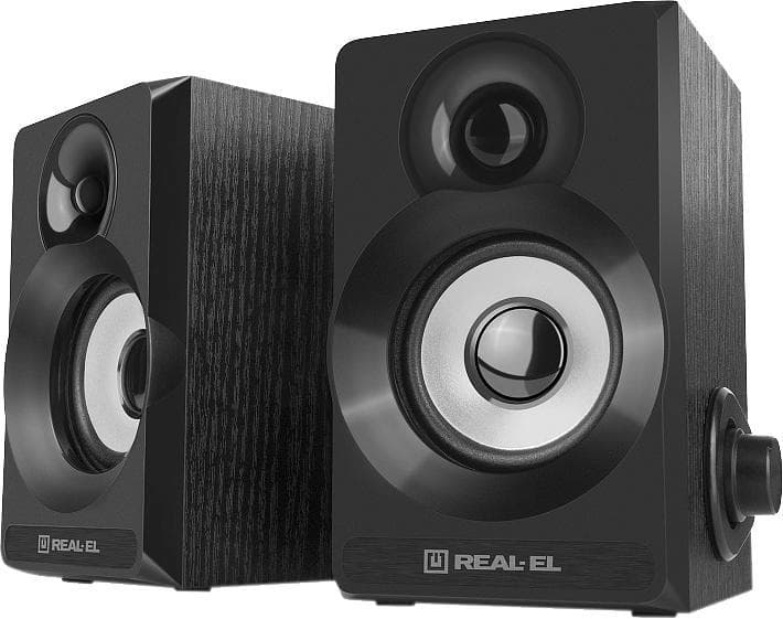 Акустична система 2.0 Real-EL S-200 Black