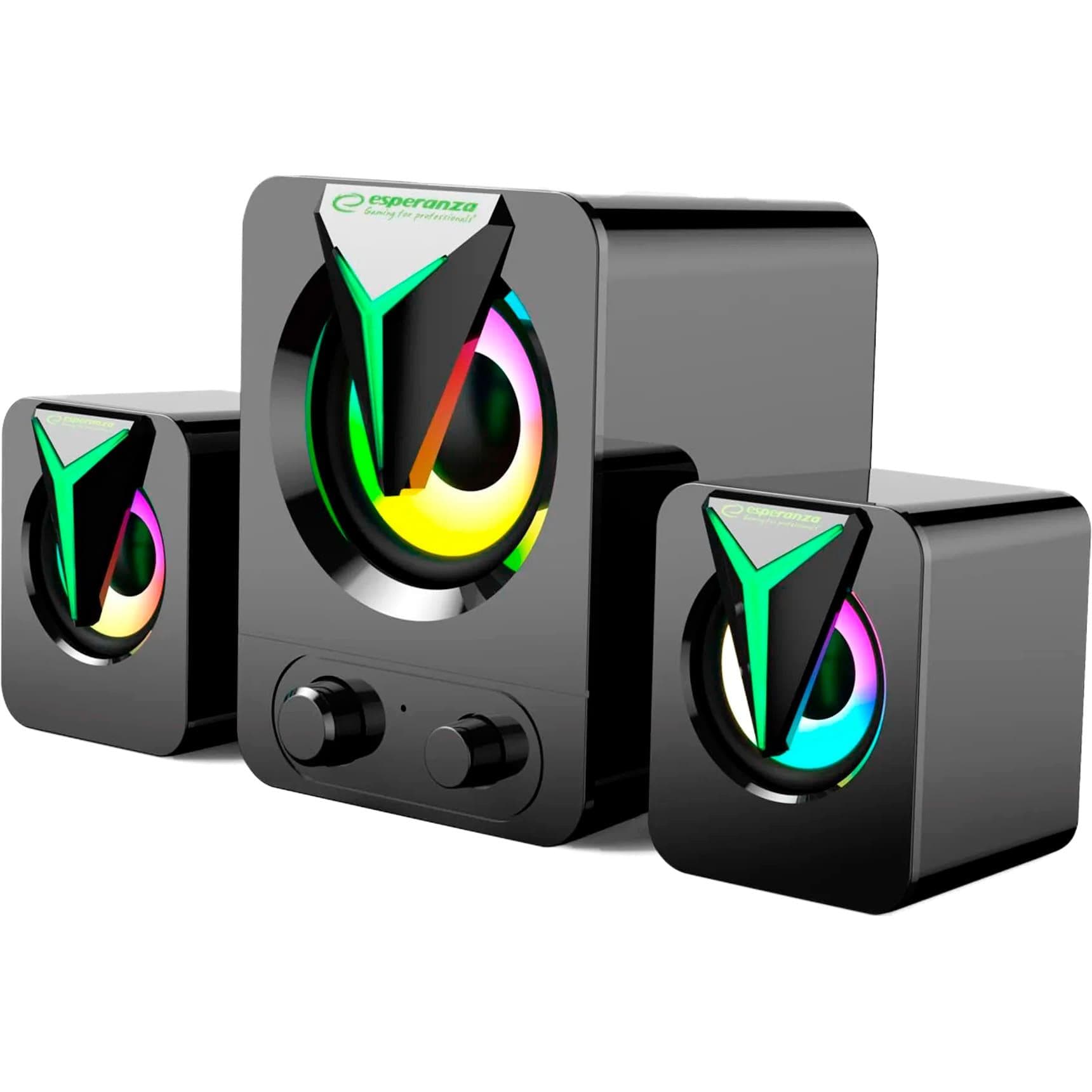 Акуститчна система 2.1 Esperanza Speakers EGS107 USB Rainbow Soprano