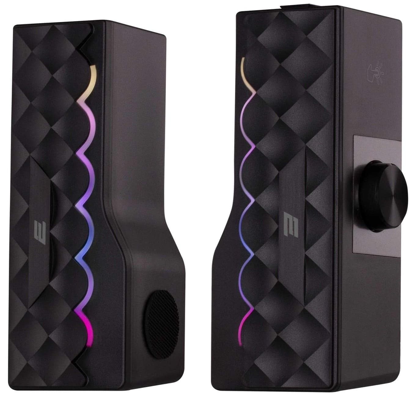 Акустична система 2.0 2E PCS232 RGB Matrix USB Black