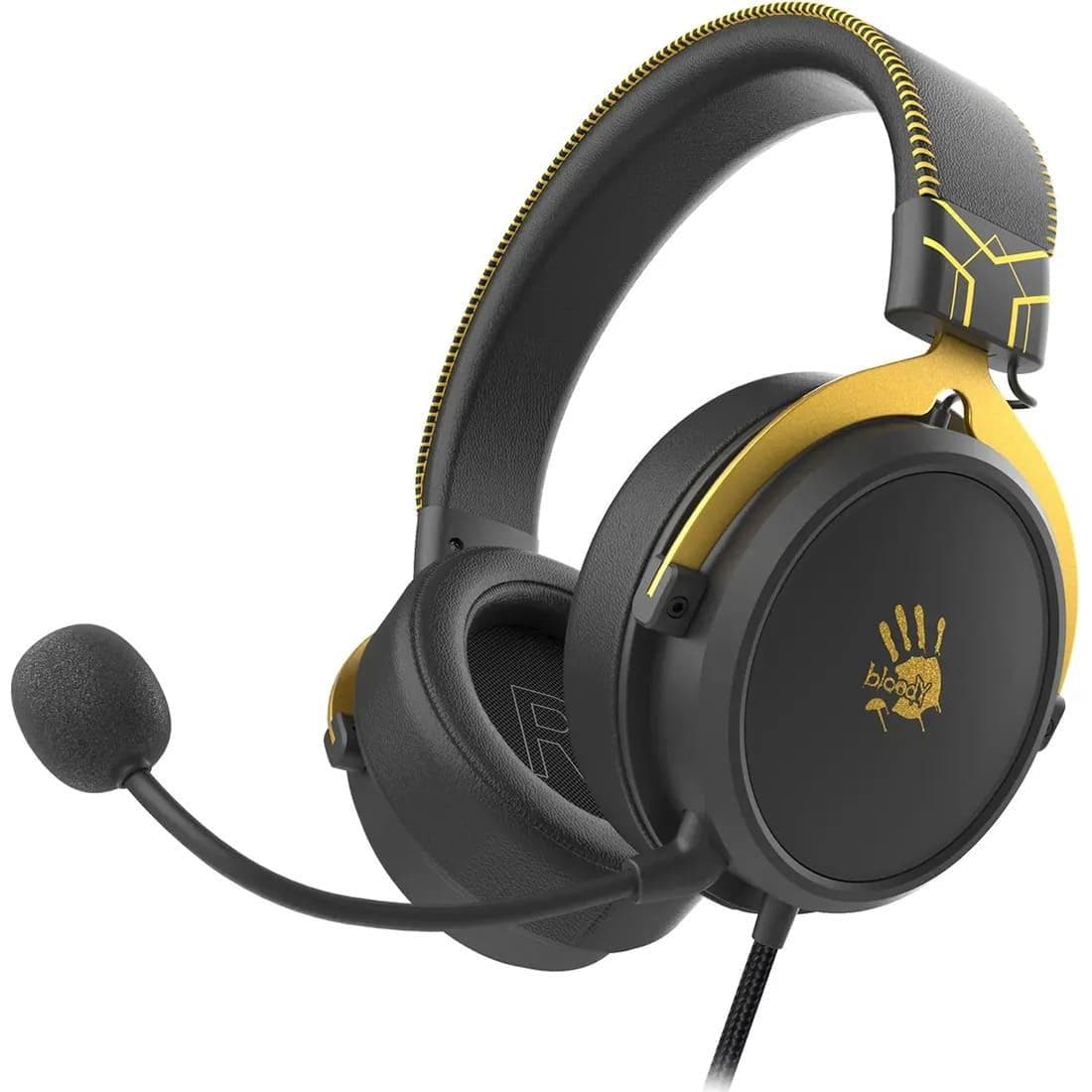 Ігрова гарнітура A4Tech Bloody M590i USB + 4-Pin 3.5 mm Black Gold