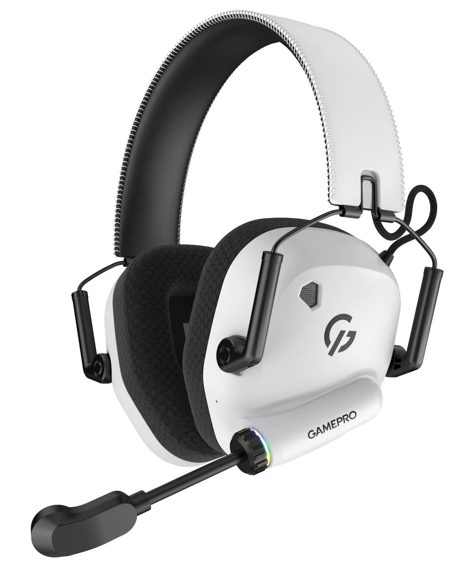 Ігрова гарнітура Gamepro Genesis Mercury Pro (HSW120W) 3-Mode White