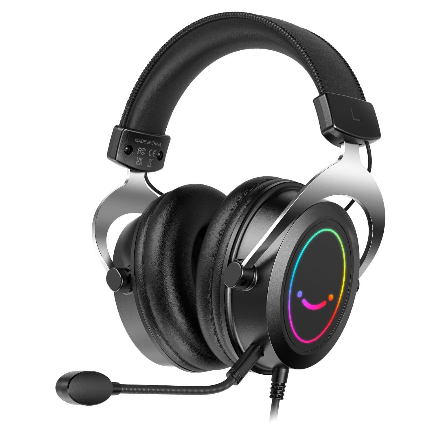 Ігрова гарнітура Fifine H3 RGB Black