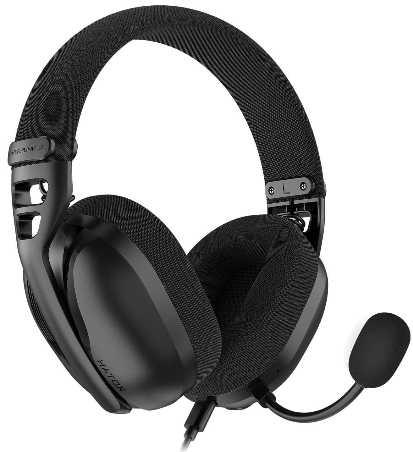 Ігрова гарнітура HATOR Hyperpunk 3 Hi-Res USB 7.1 (ESH10) Black