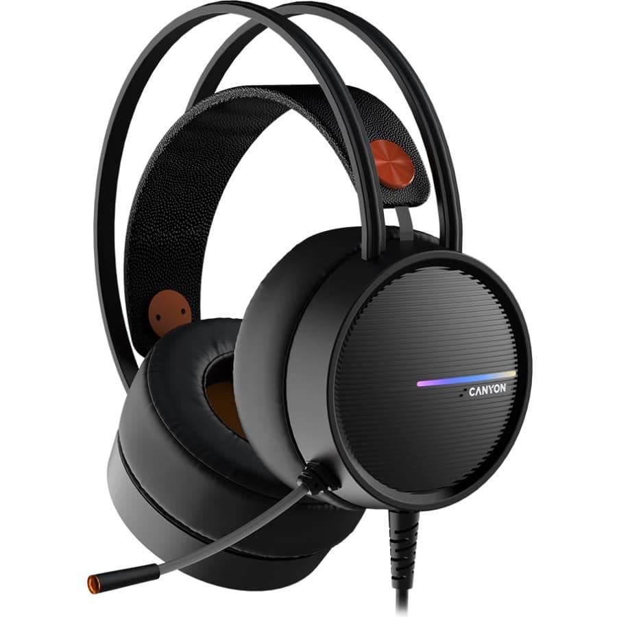 Ігрова гарнітура Canyon Interceptor GH-8A Black/Orange