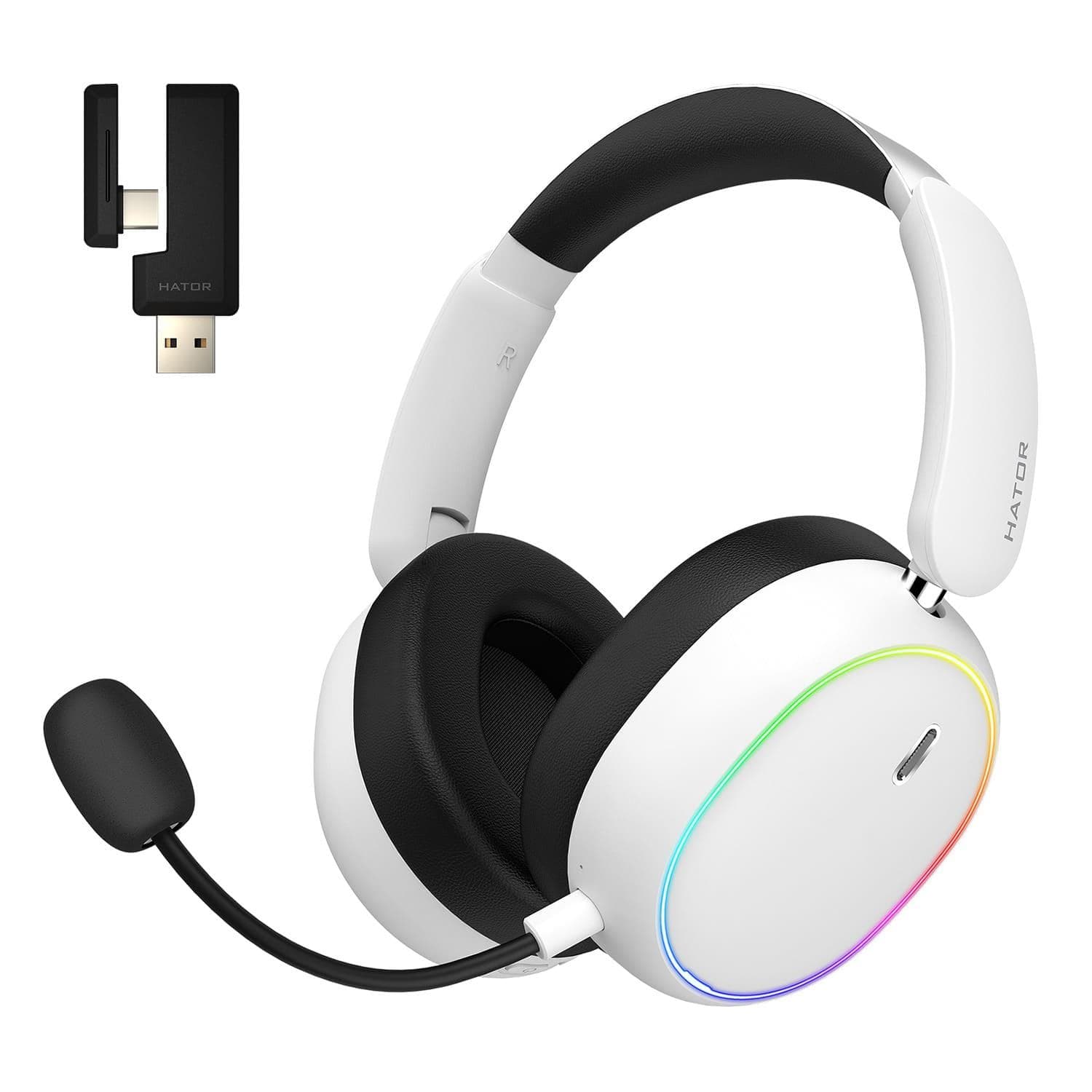 Ігрова гарнітура HATOR Phoenix 2 Hi-Res (ESH41) Wireless White