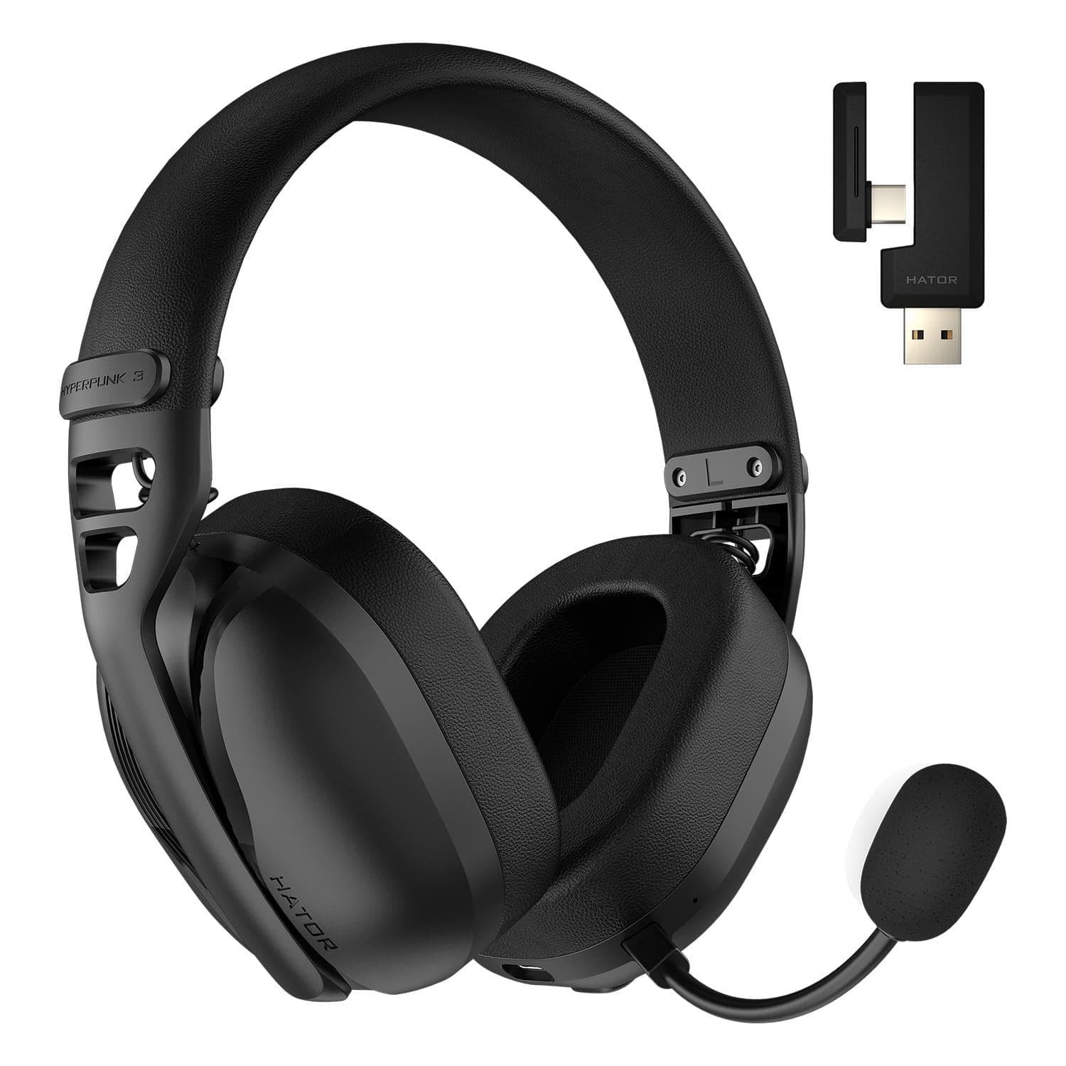 Ігрова гарнітура HATOR Hyperpunk 3 Hi-Res (ESH15) Wireless Black