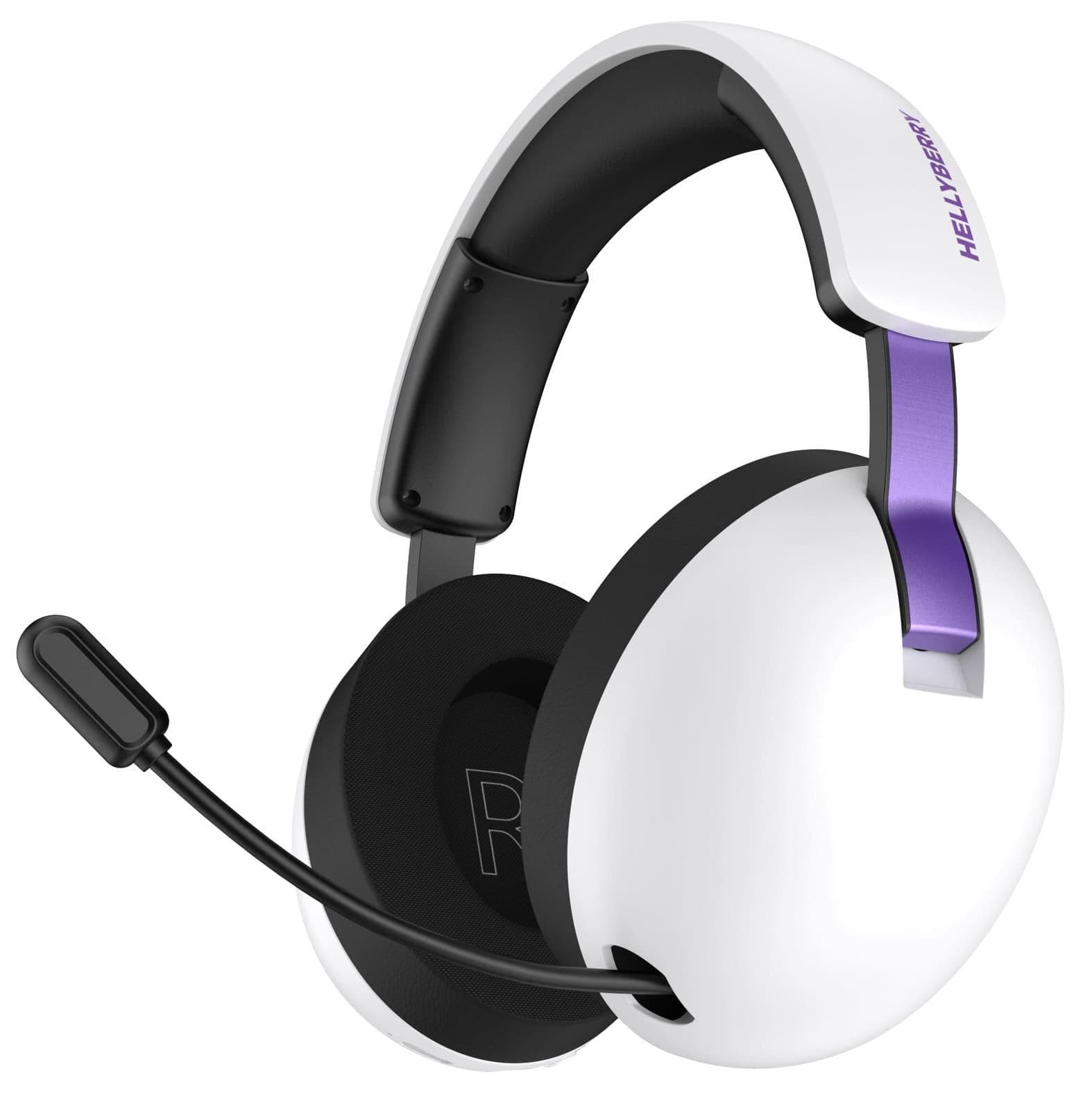 Ігрова гарнітура HATOR Hellyberry HH30 Wireless (HH30_wireless_WV) White-Violet
