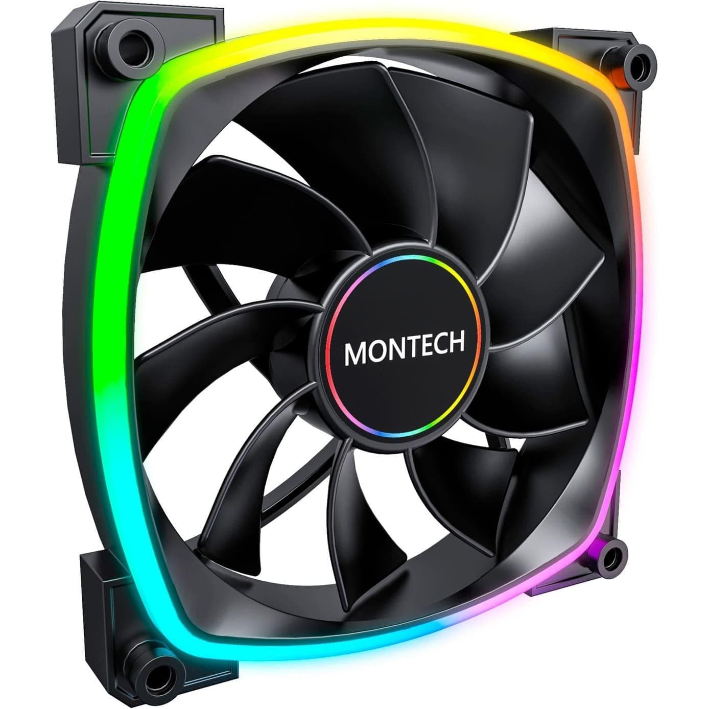 Вентилятор MONTECH 140MM RX140 Reverse PWM BLACK