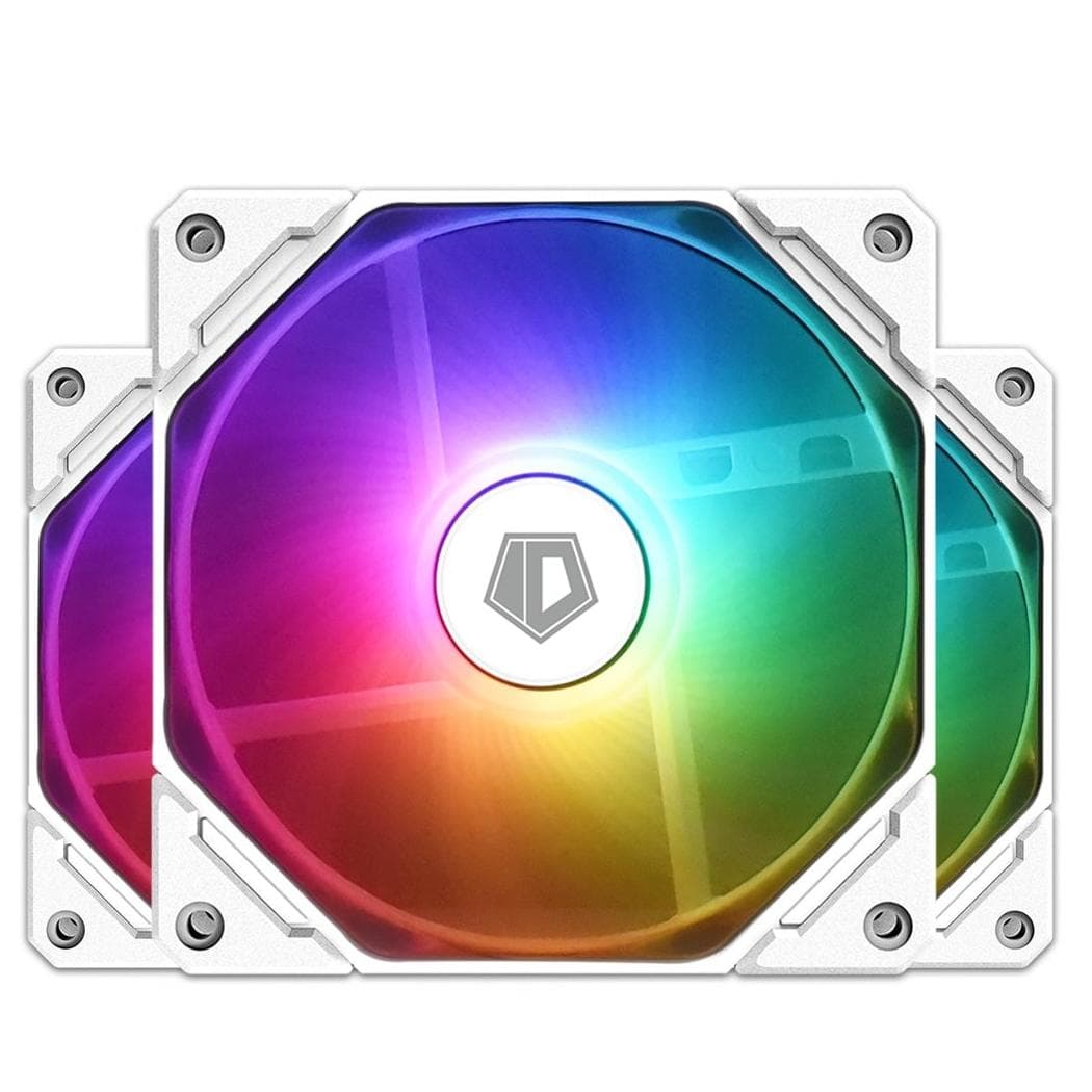 Комплект вентиляторов ID-Cooling TF-12025-PRO ARGB TRIO WHITE