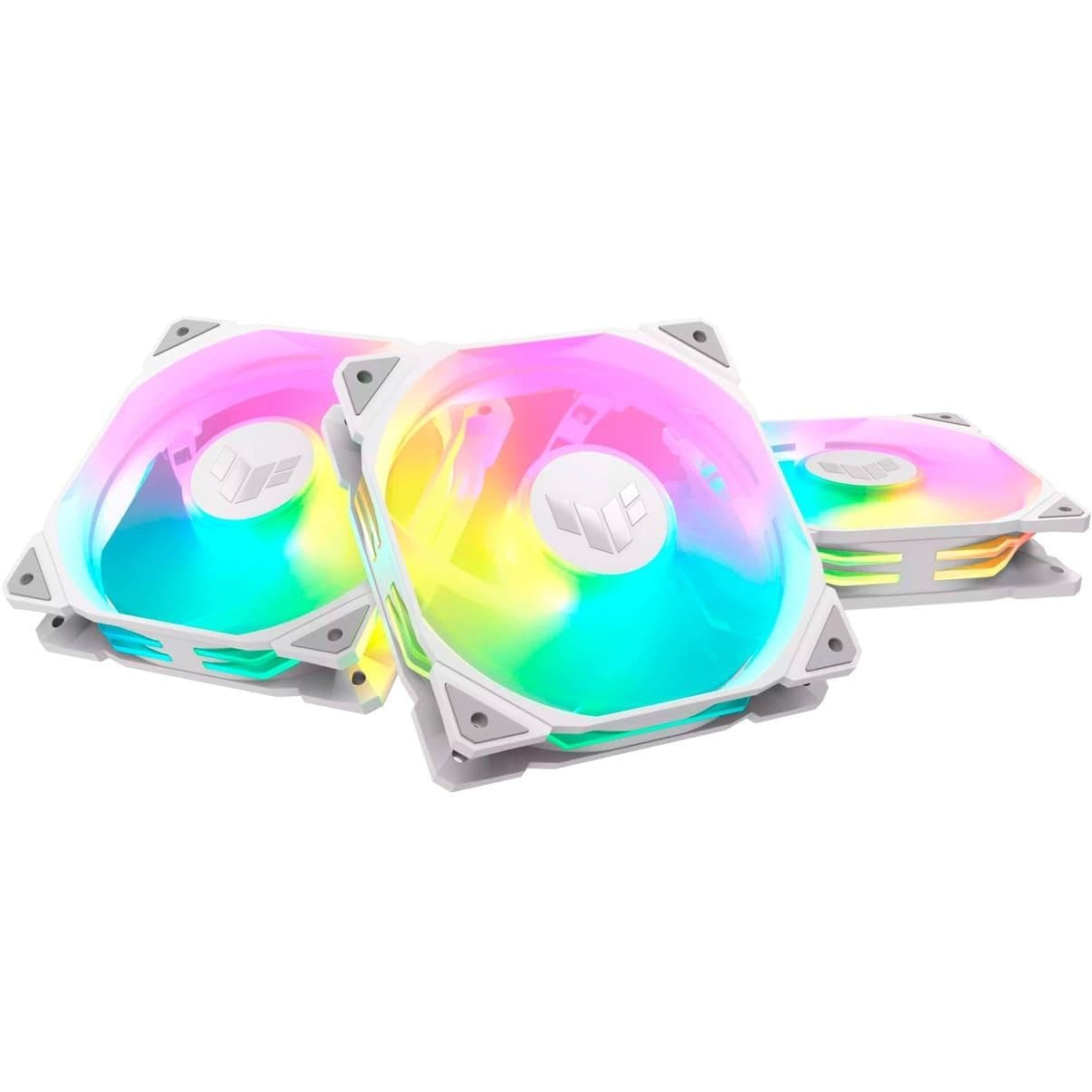 Комплект вентиляторов Asus TUF Gaming TR120 ARGB Triple Pack (90DA0093-B09020) White