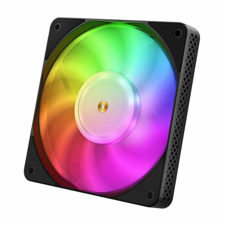 Вентилятор JONSBO HF1215 Black RGB (120mm, 700-1800RPM, 29.7dB, 4pin+LED 3pin)