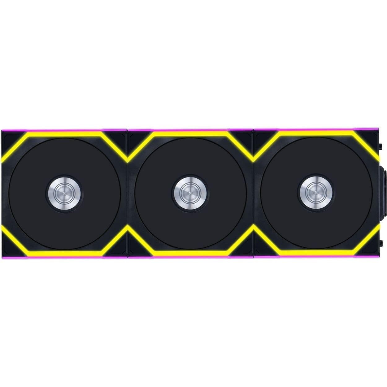Комплект вентиляторів Lian Li Uni Fan SL WIRELESS 120-3 Black (G99.12SL1W3B.00)