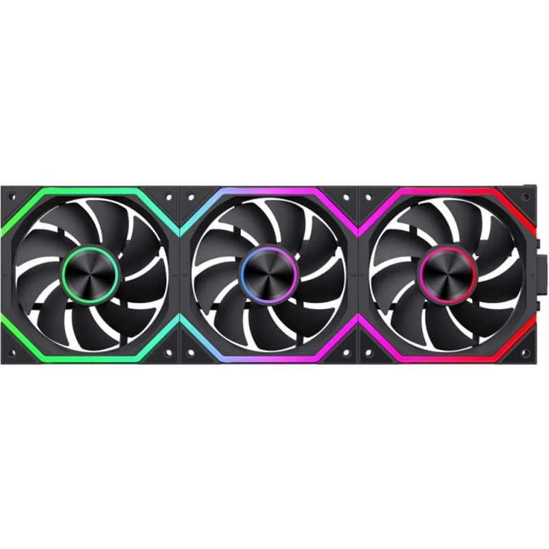 Комплект вентиляторов GameMax FN12A-N2 WL AURA PWM 3*120мм