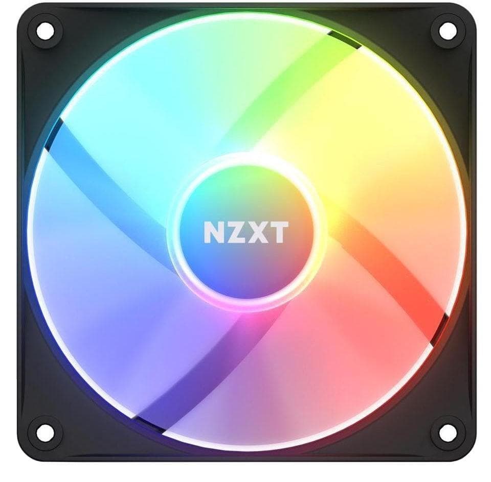 Вентилятор NZXT, F140RGB Core - 140mm - Hub-mounted RGB Fans-Single (Black)