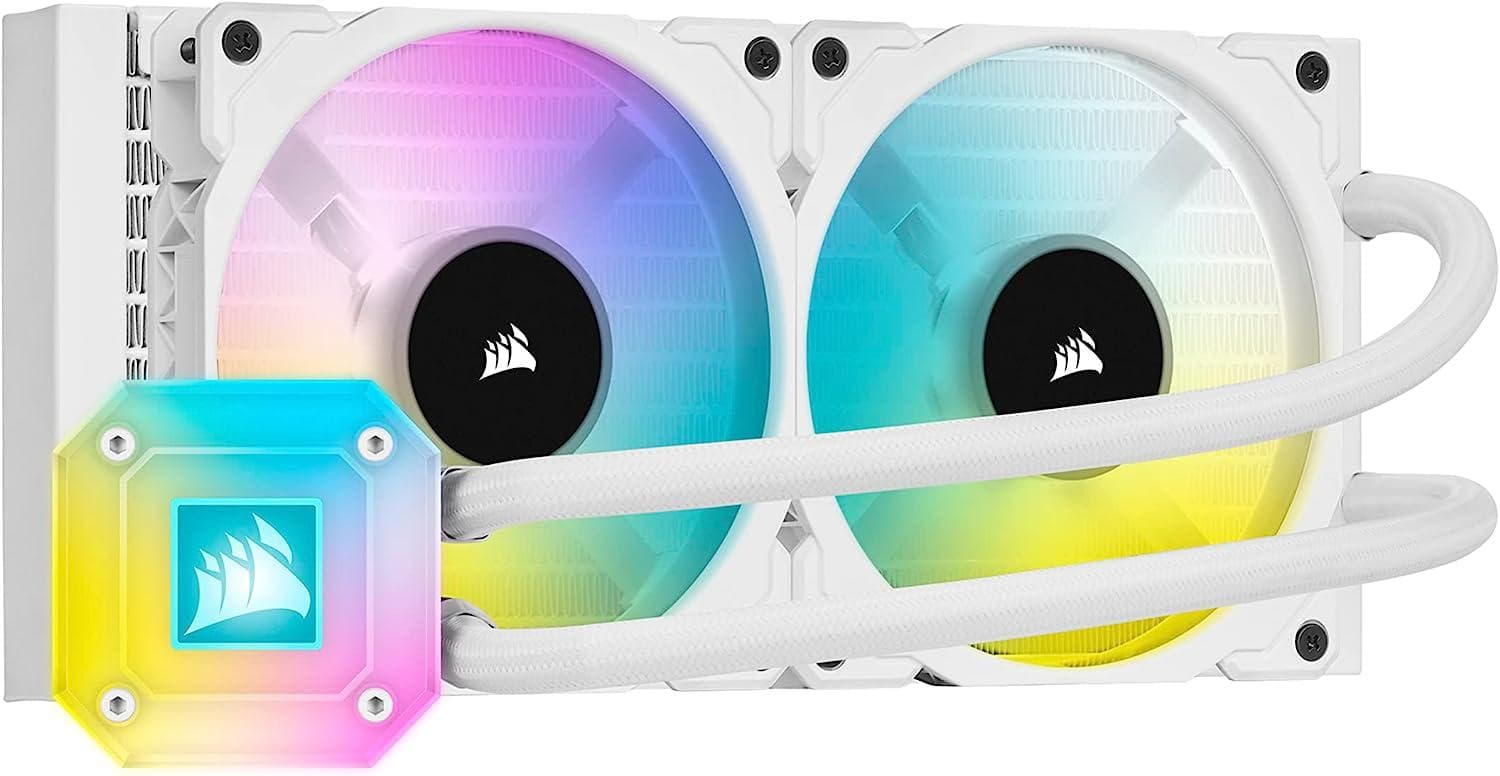 СВО Corsair iCUE H100i Elite Capellix RGB White (CW-9060050-WW), Intel: 2066