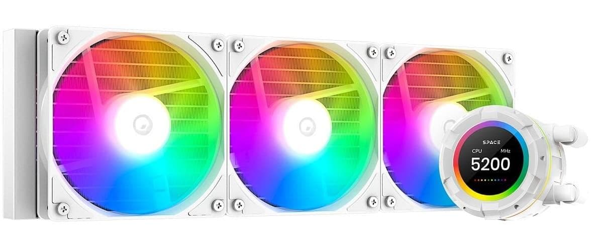 СВО ID-Cooling Space LCD SL360 XE White