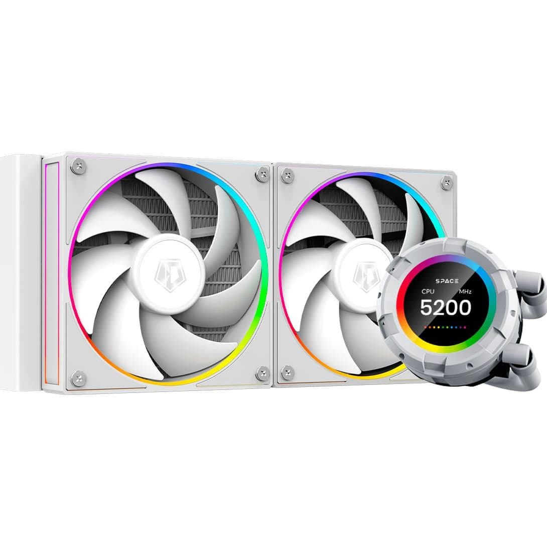 СВО ID-Cooling Space LCD SL240 White