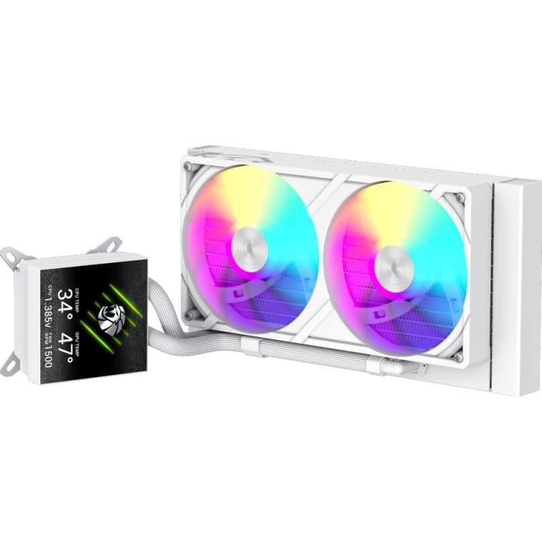 СВО GameMax Glacier 240 LCD White