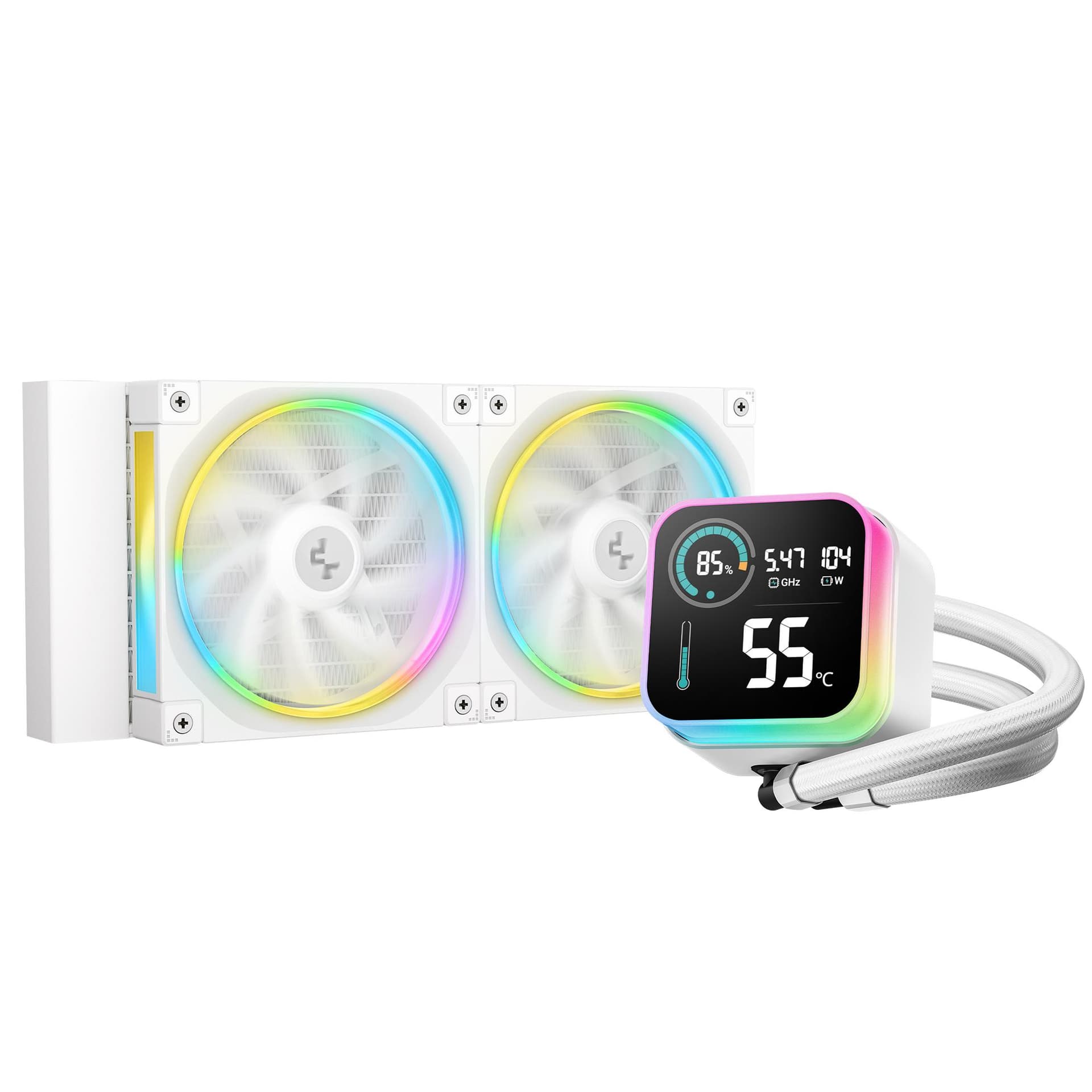 СВО DeepCool LQ240 White (R-LQ240-WHDSMC-G-1)