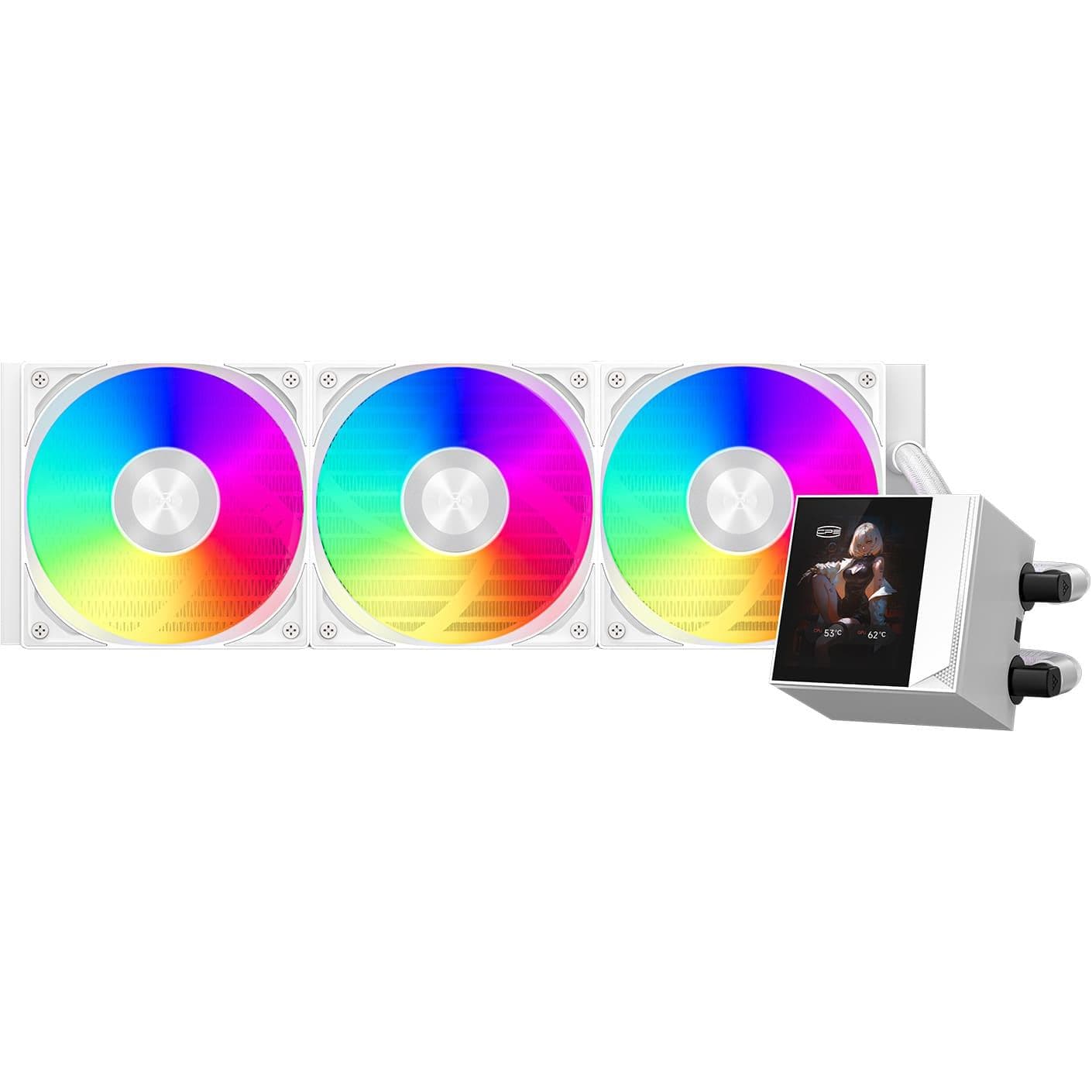 СВО PсCOOLER DC360 PRO ARGB Display White